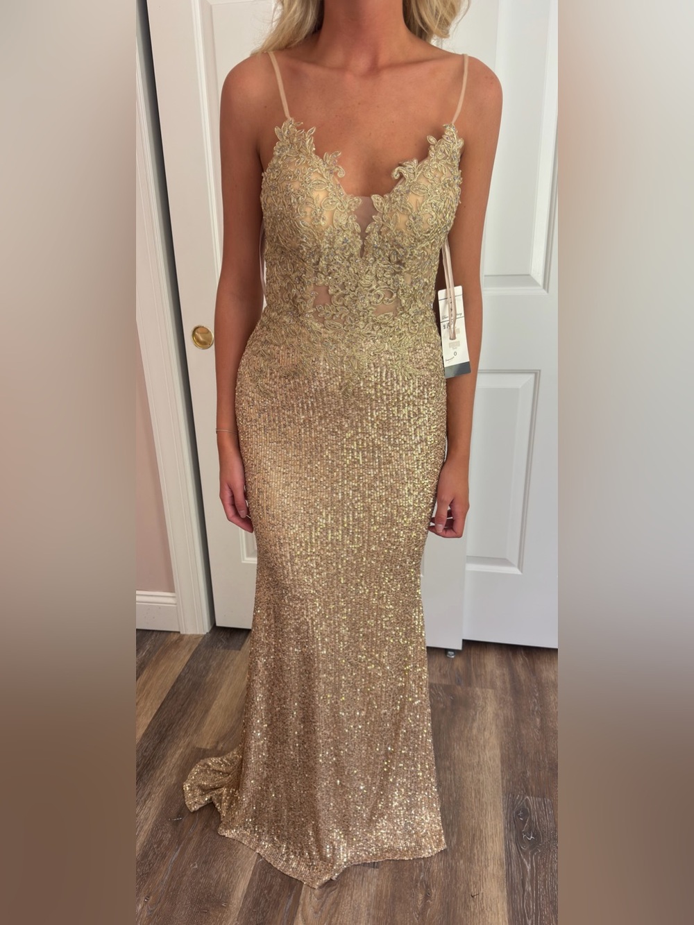 Dave and Johnny 10287, gold size 0